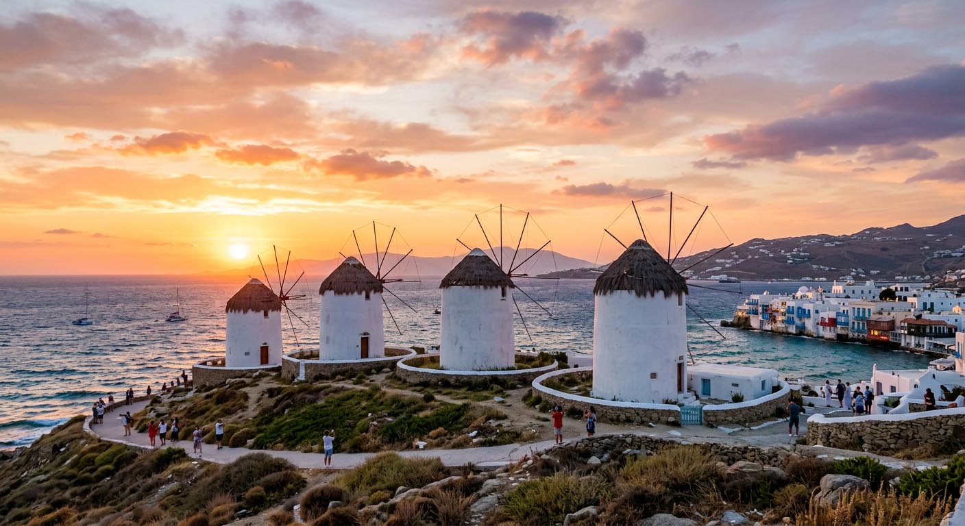 Mykonos – wyspa wiatraków, luksusu i niezapomnianej atmosfery