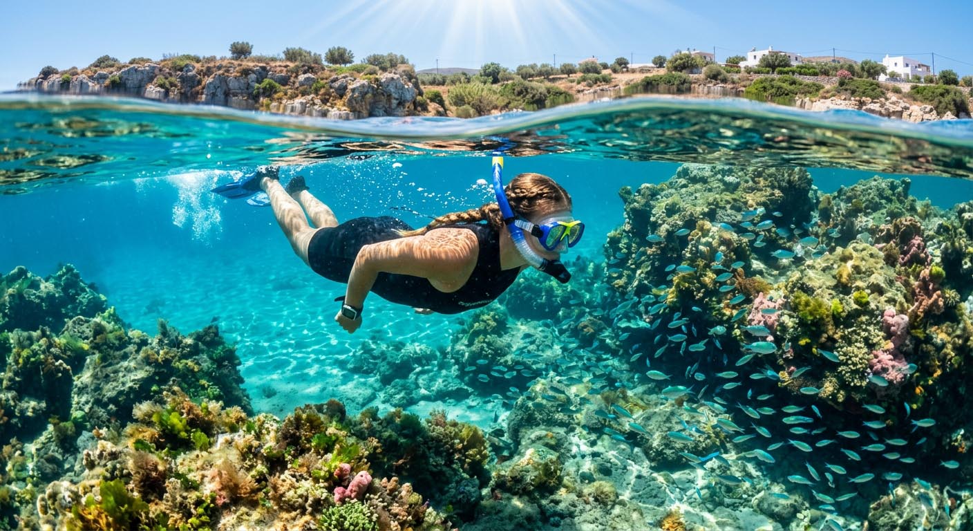Nurkowanie i snorkeling w Grecji: Najlepsze podwodne spoty i przejrzyste wody