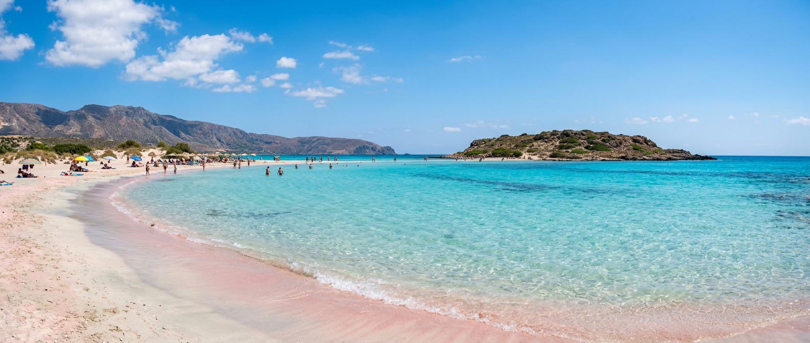 Plaża Elafonisi na Krecie: Różowy piasek i rajskie widoki na żywo