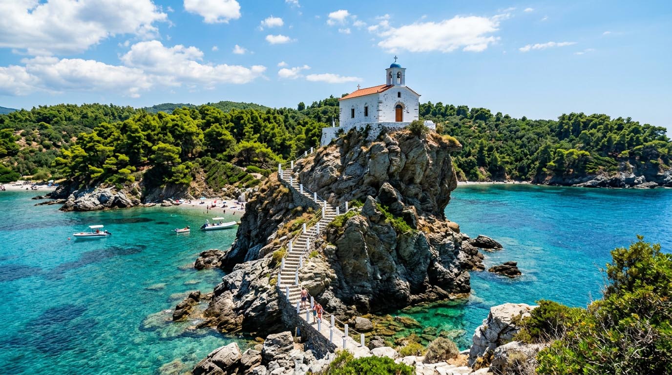 Skiathos i Skopelos: Śladami filmu "Mamma Mia!" w Grecji