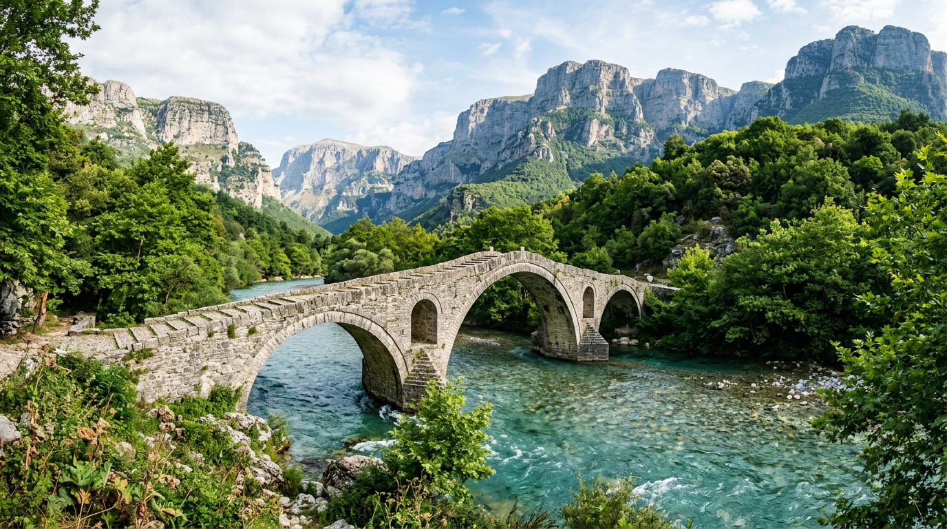 Wąwóz Vikos i region Zagori – kamienne mosty i niesamowita przyroda Epiru