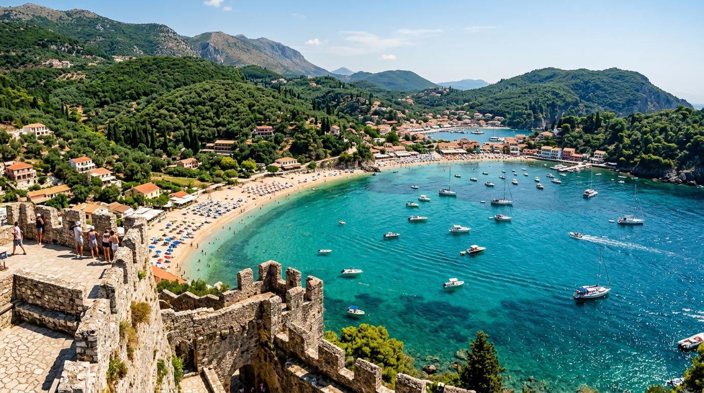 Zamek w Parga i spektakularna plaża Valtos – co warto wiedzieć?